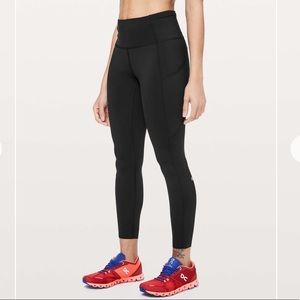 Lululemon Fast & Free 7/8Tight Non-ReflectiveNulux